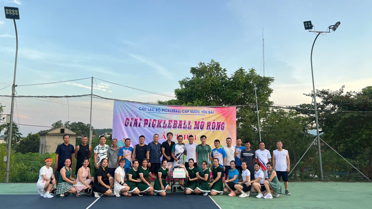 GIẢI PICKLEBALL CẤP NƯỚC MỞ RỘNG LẦN I - GẮN KẾT ĐỒNG NGHIỆP VÀ GIA ĐÌNH